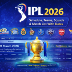 IPL 2026 Schedule, Teams, Squads and Full Match List With Dates